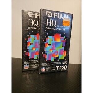 Lot Of 5 Blank VHS Tape